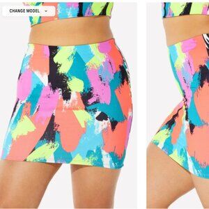 NWT Major Label Mini Skirt in Rainbow Confyitty